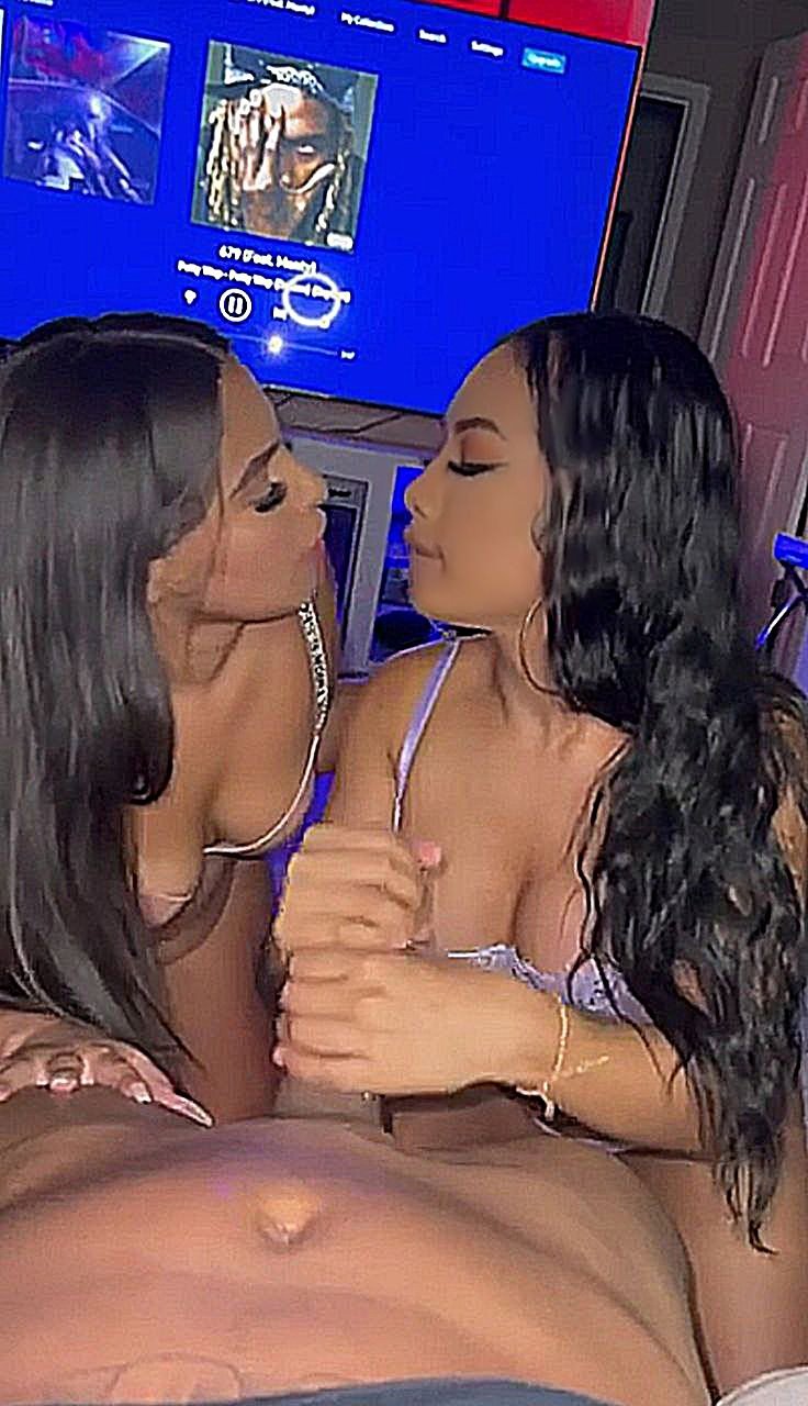 tm3uiy3z Latina lesbian slut friends share black cock and facial #tM3Uiy3Z