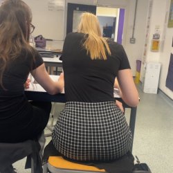 Public Candid Slut In Skirt