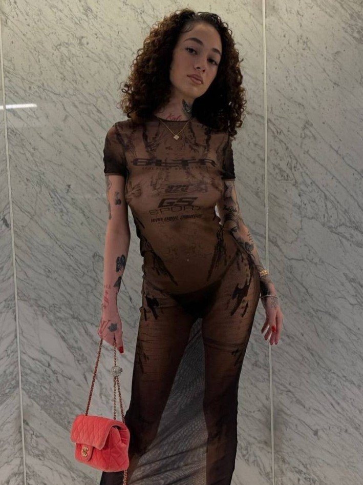Bhad Bhabie Busty See Through Nipples 🔥 #UhBcnNvA
