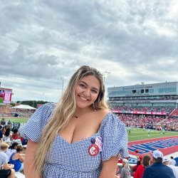 Chubby busty blonde slut Abigail
