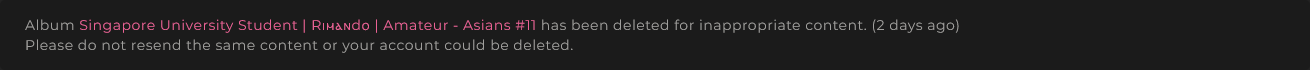 They Keep Deleting Shit - No real reason its not against TOS #VX5XXWXn