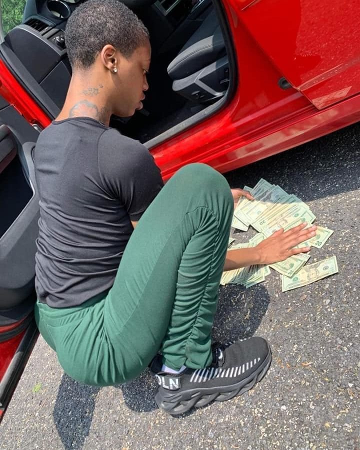 Black Dark skin Tattoo Short Hair Tomboy Lil Booty #wTrAjMRT