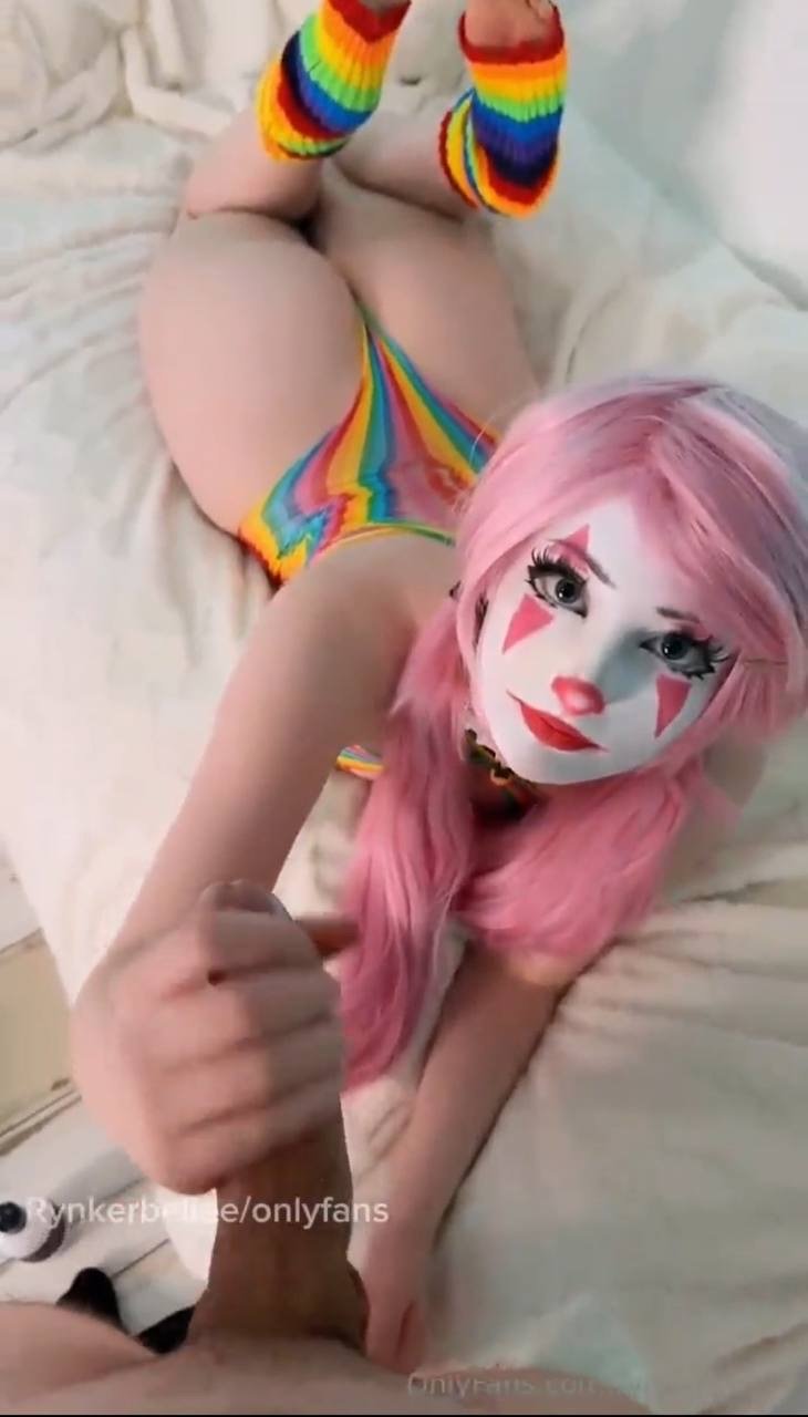 Cute clown girl sucks her boyfriend’s BWC - White teen slut deepthroat cowgirl #XIzlceMt