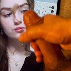 My Gorgeous girl gets jizzed on by a stranger