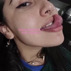 Give me that big hot load on my tongue