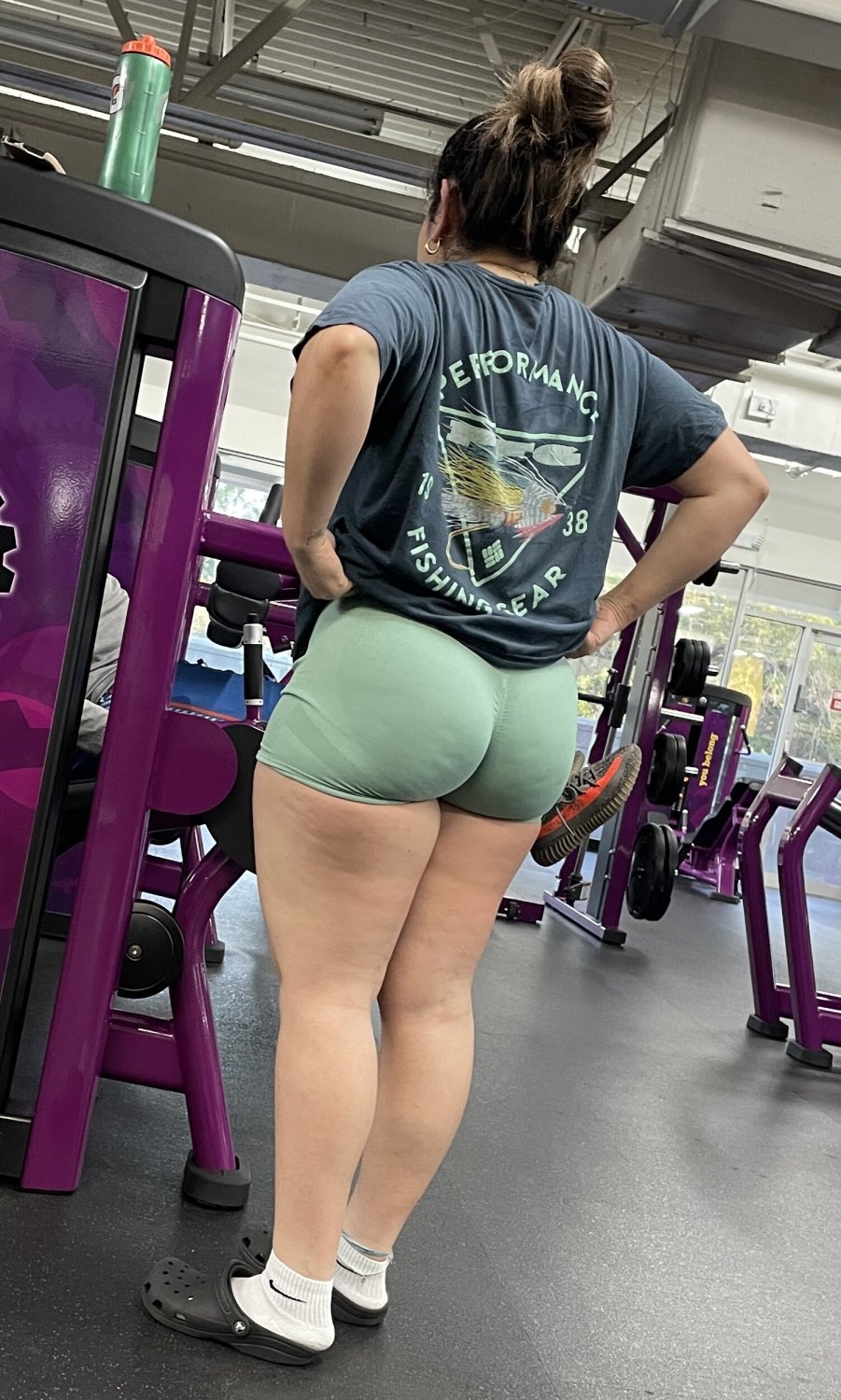 Candid Gym Thicc Ass Wedgie #1JUnxTEI