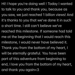 1,000,000,000 views !