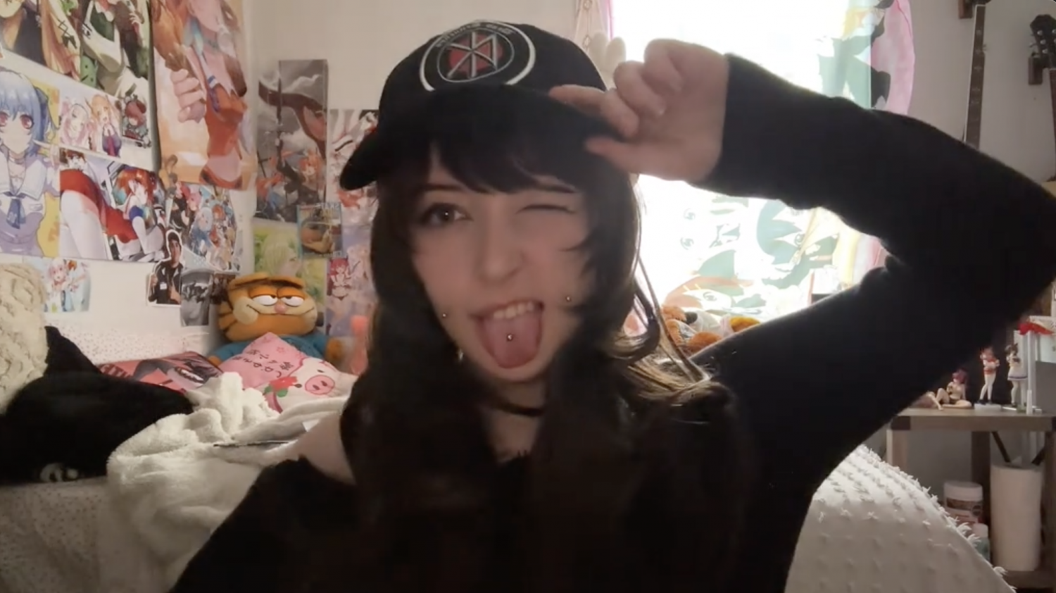 Tongue Out Tiktok Egirl Slut -Skinny Alt Emo Cum Whore #4KbgVVoF