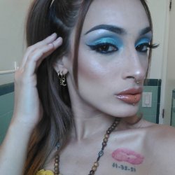 Cute petite makeup artist Jessica