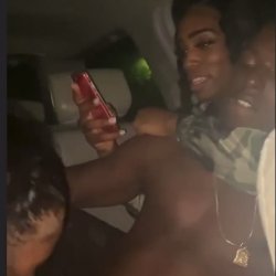 Head in the car while friends watch.
