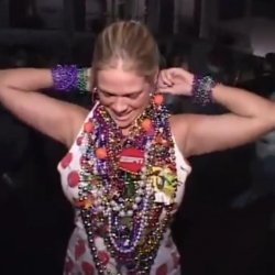 Heather didn’t want her big tits to draw a crowd, so here they are on the internet for all to see ;)