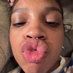 Blowjob your big fat load on my pretty lips