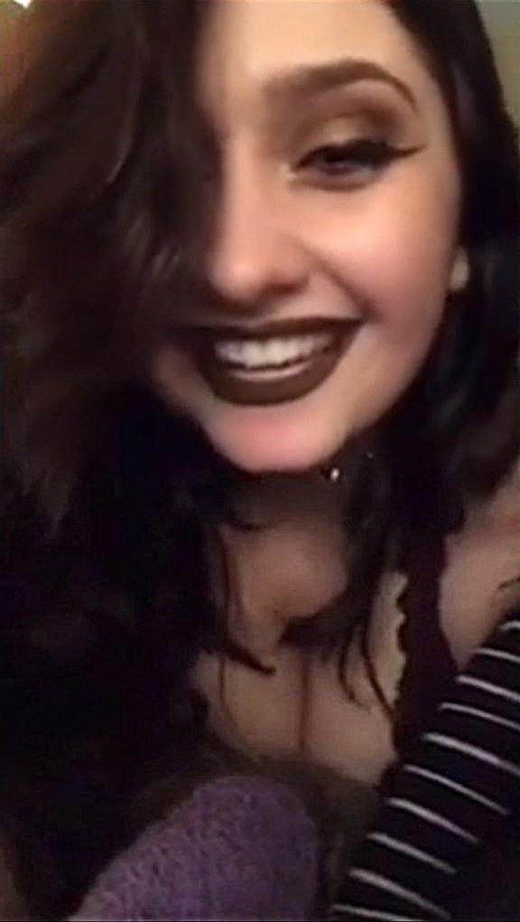 sxljgsgb Hot goth friends kiss and show their big boobs on cam #sxLJGsGb
