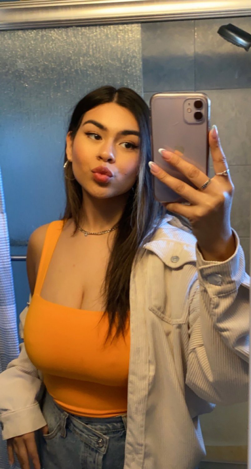 Cute innocent Latina Teen with Hangers #VxPM25NQ