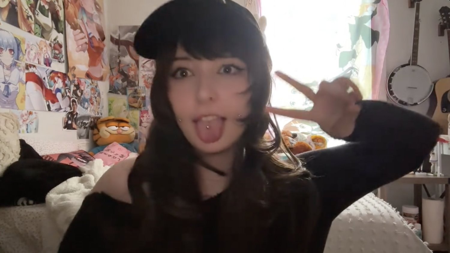 Tongue Out Tiktok Egirl Slut -Skinny Alt Emo Cum Whore #x3NnUXOY