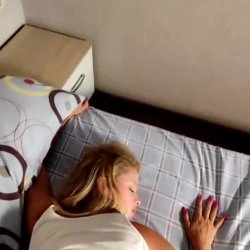 Hot honey Katy wakes up horny, craving a rigid cock. Best XXX porn, here she comes!