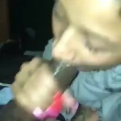 Big tongue hooker mouth feels so good on my dick