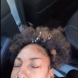 Thot taking huge cumshot outside