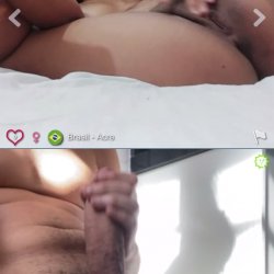 Morena se abriu toda quando viu um dotado