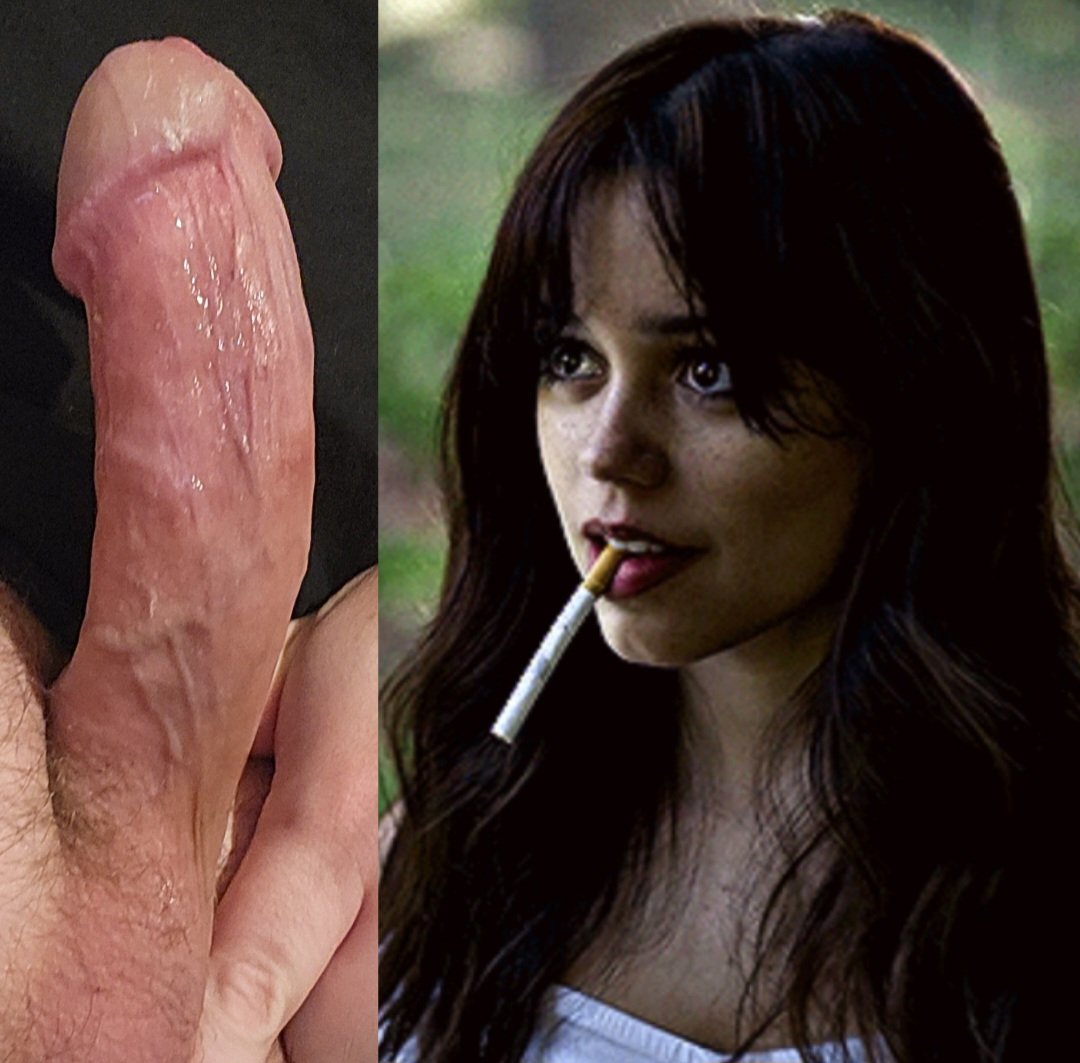 Jenna Ortega smoking babe cock A #MCAgDC2H